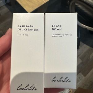 Borboleta Lash Bath Gel Cleanser and Makeup Remover Set